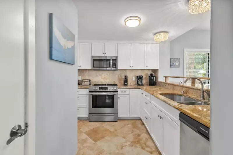 There's plenty of room within the spacious kitchen to prepare your family's meals.