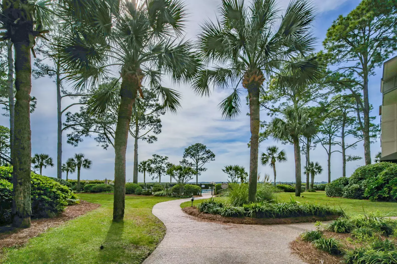 It is an easy peasy stroll from the building to the community pool.