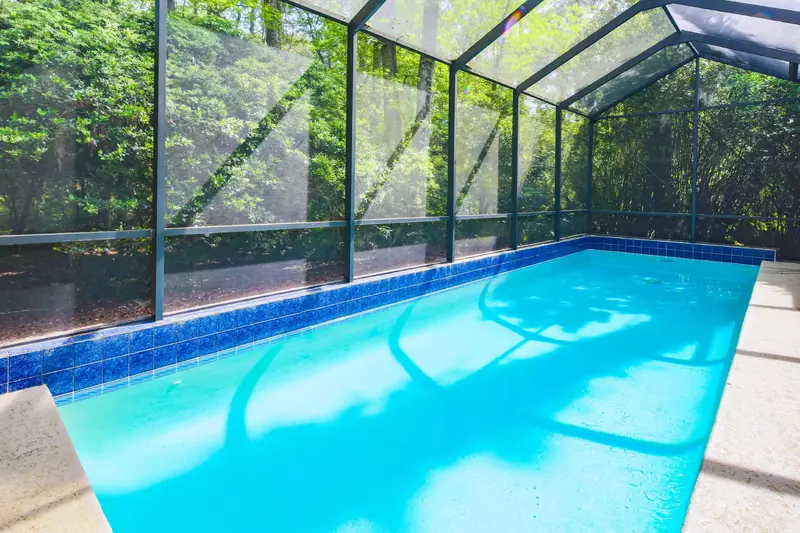 Your kids will love to splash & play in the private pool with lanai.