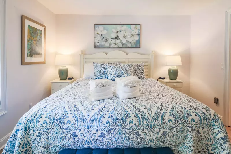 Each of the beds will be made in advance of your arrival with freshly laundered sheets.