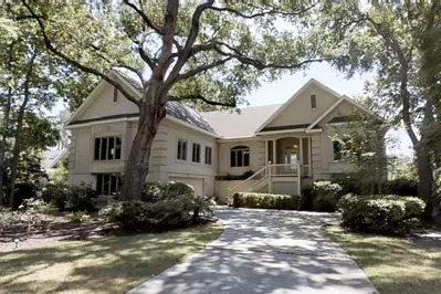 6 Midstream is a beautiful, elevated home within Palmetto Dunes on Hilton Head Island.