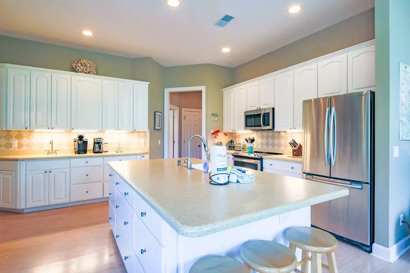 There's plenty of room to prepare your meals in this spacious kitchen.