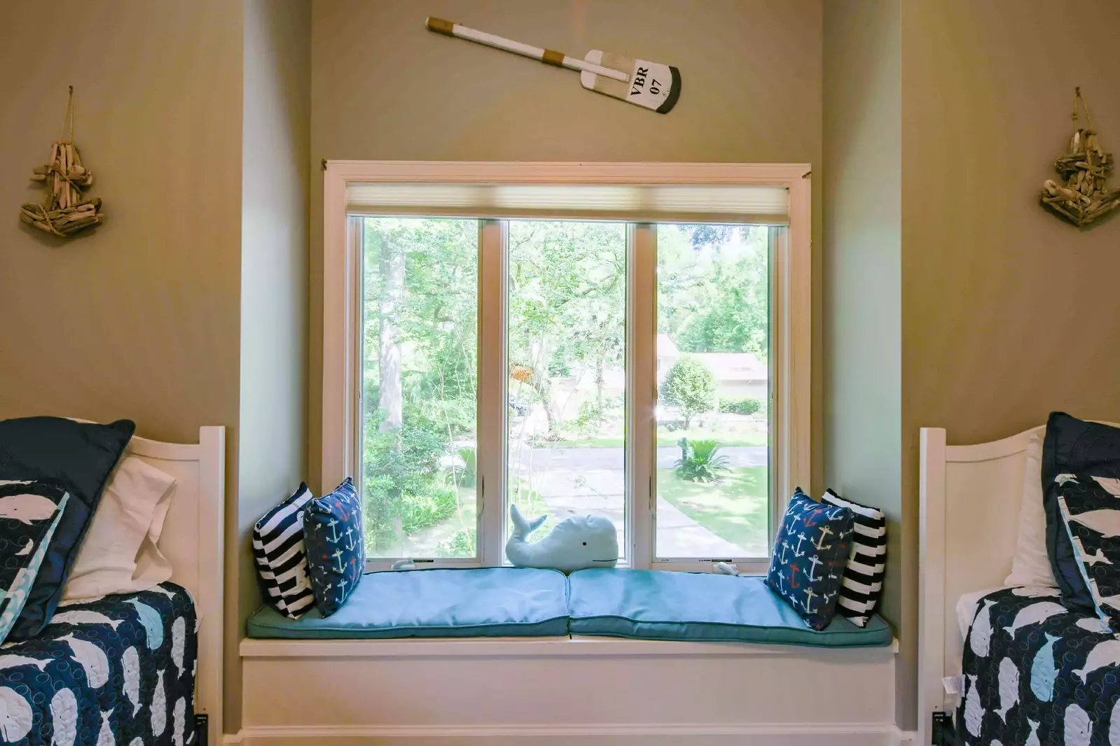 This is the perfect spot to curl up for a good bedtime story.