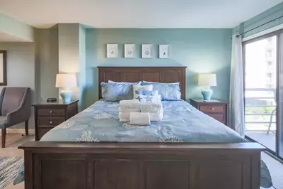 All of the rooms of Ocean Breeze are located on the same level -- no stairs once you access the unit.