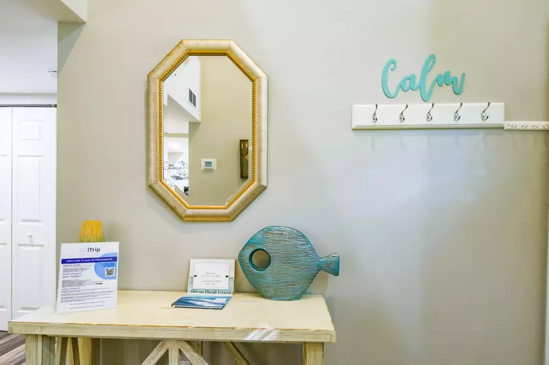 When you enter the front door of the home, you will find this entryway.