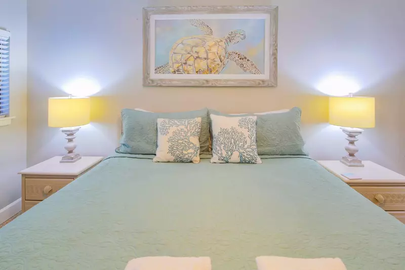 Each of the beds will be made in advance of your arrival with freshly laundered sheets.