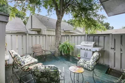 Relax and enjoy the private patio