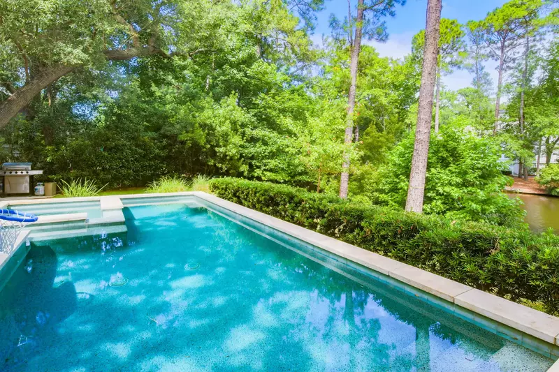 We love these views of the 11 mile lagoon from the back deck and pool area.