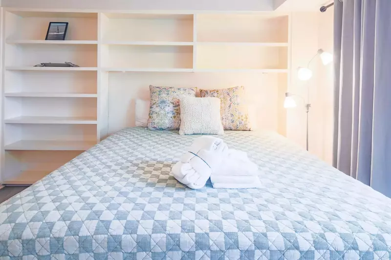Each of the beds will be made in advance of your arrival with freshly laundered sheets.