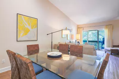 This comfortable villa features vaulted ceilings and a private balcony.