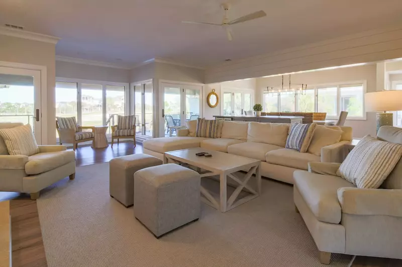 Night Harbour is a gorgeously renovated home in Palmetto Dunes Oceanfront Resort on Hilton Head Island.
