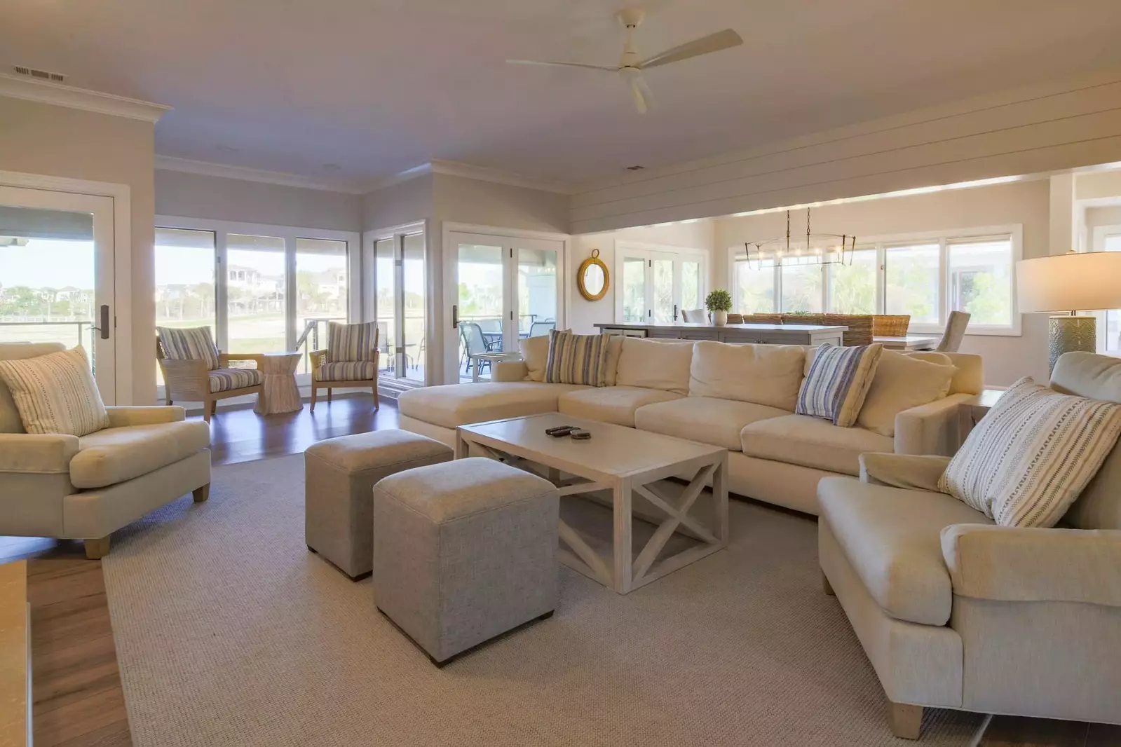Night Harbour is a gorgeously renovated home in Palmetto Dunes Oceanfront Resort on Hilton Head Island.