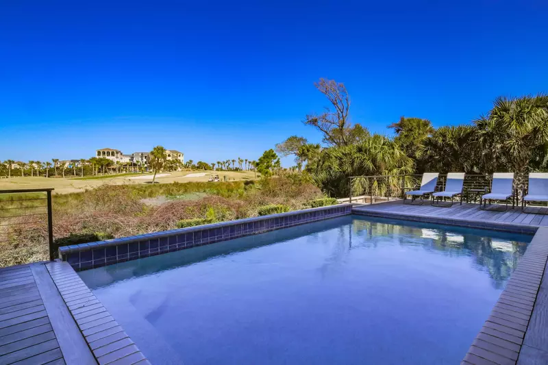 Your kids will splash away for days on end in this fabulous private pool.