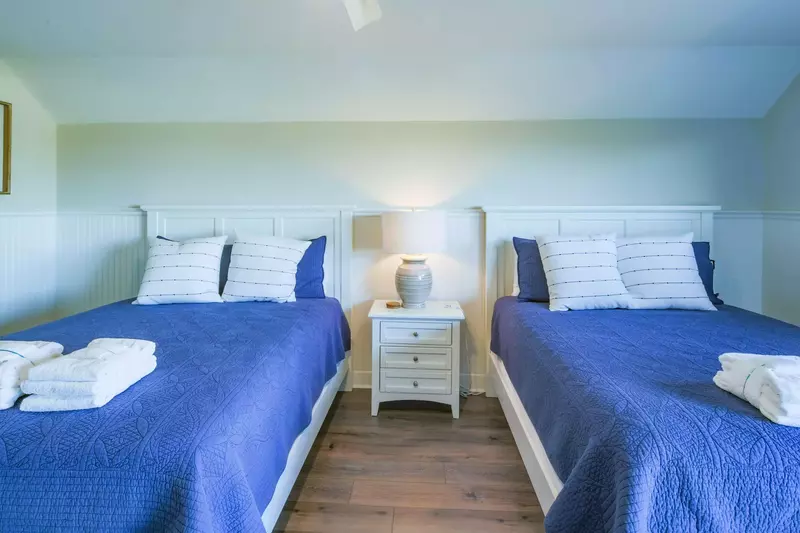 Each of the beds will be made in advance of your arrival with freshly laundered sheets.