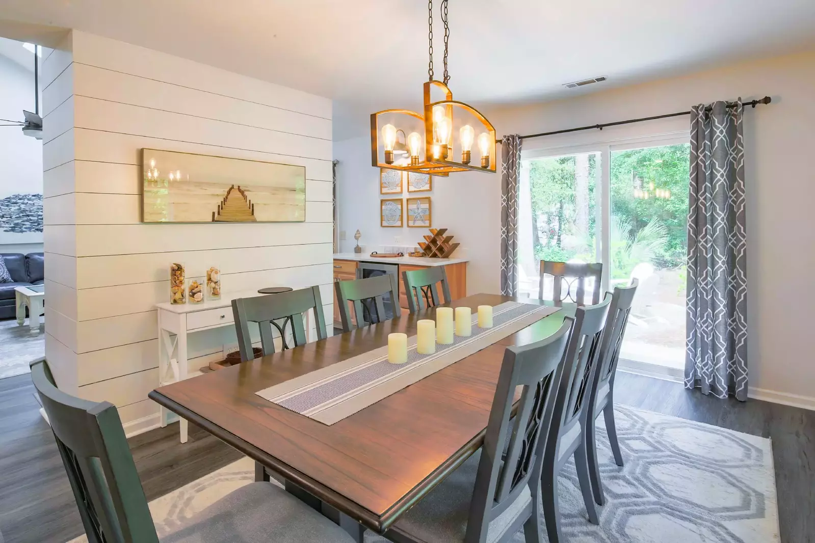 Come Sail Away is a beautifully renovated home in the Greenwood Forest neighborhood of Sea Pines Resort.