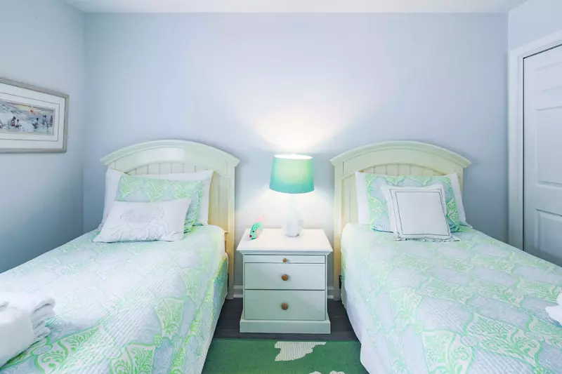 Each of the beds will be made in advance of your arrival with freshly laundered sheets.