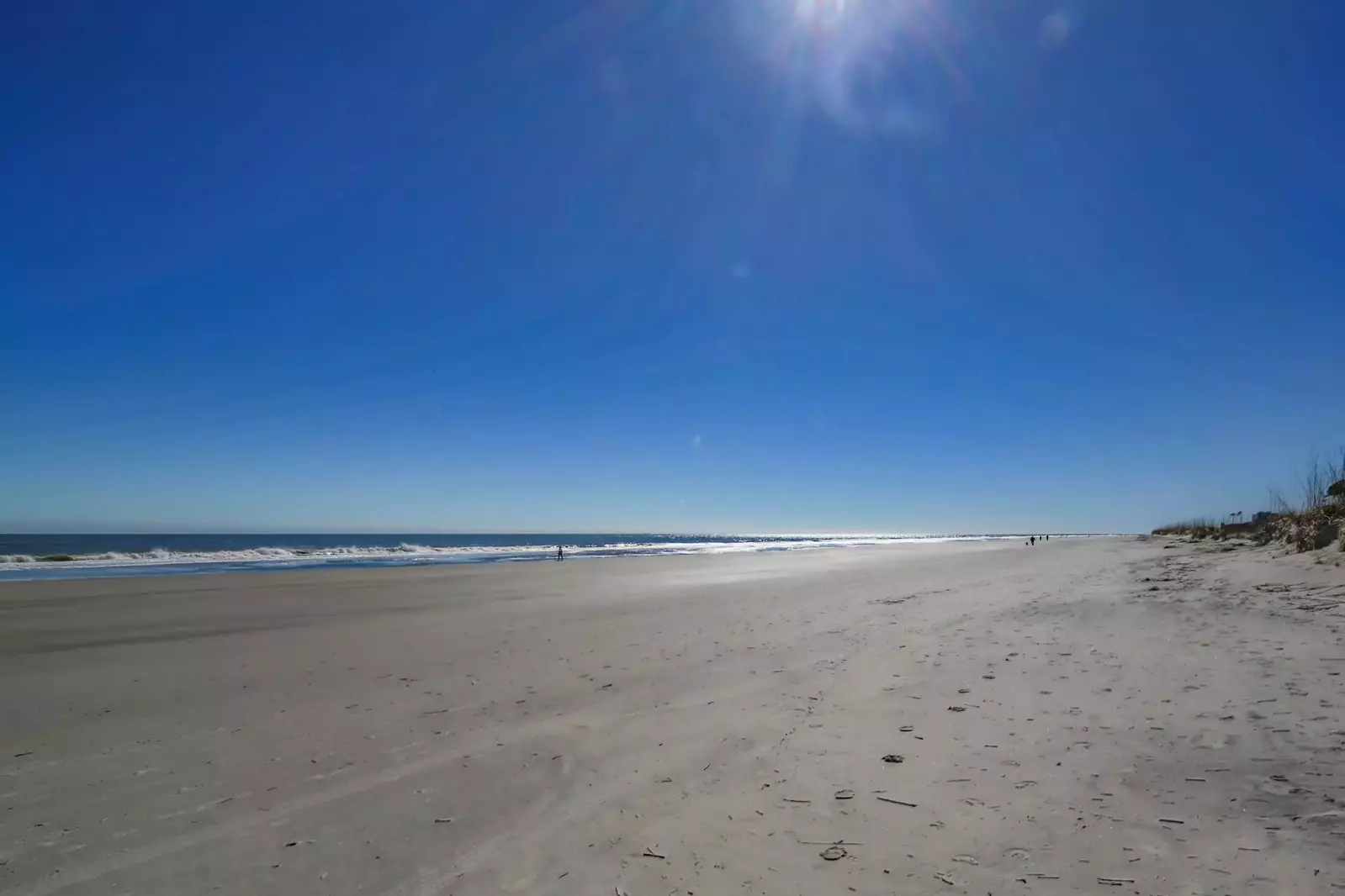 There is plenty of room on the beach to run, play, build sandcastles, gather with family or just be.