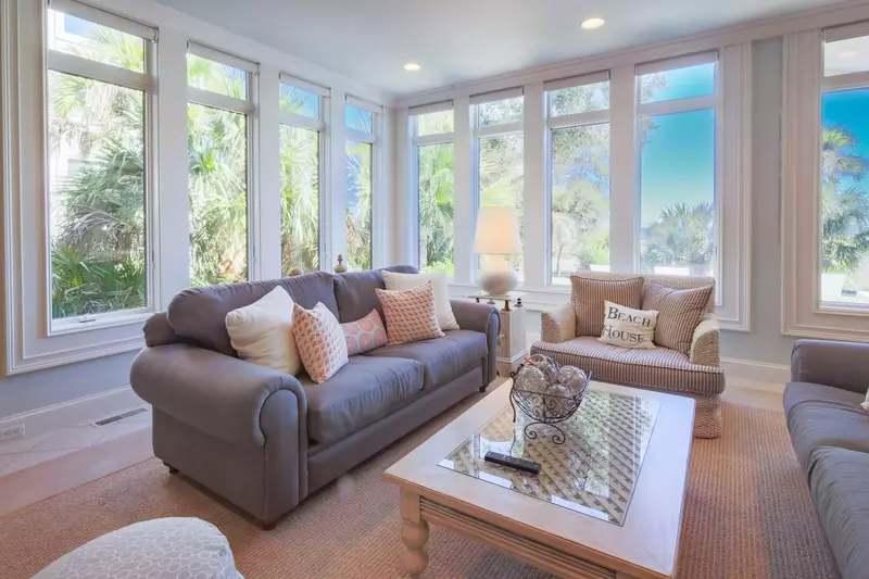This is a great room for your kids to unwind after a day on the beach or in the pool.