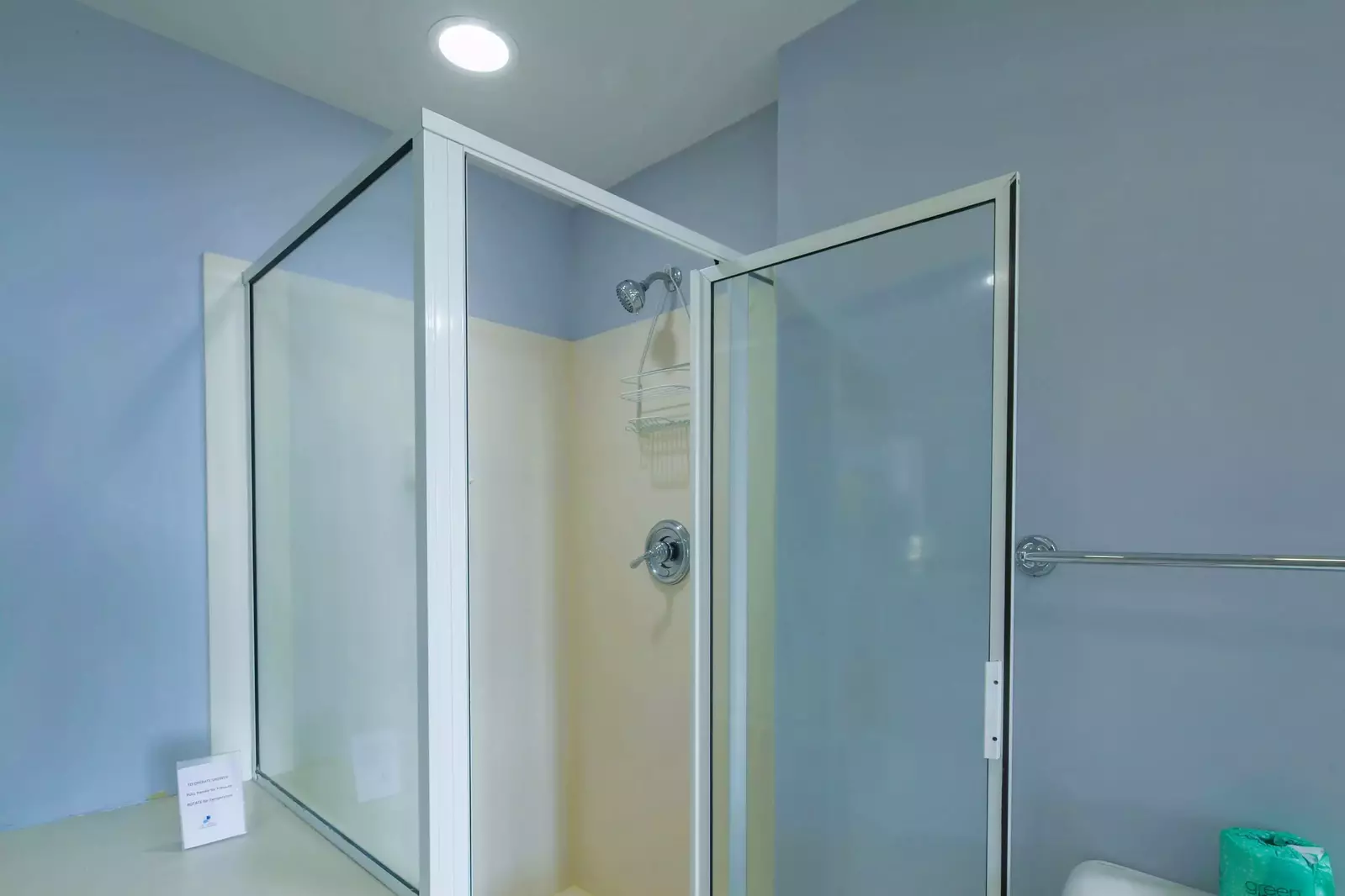 There is also a walk-in shower in the master bathroom.