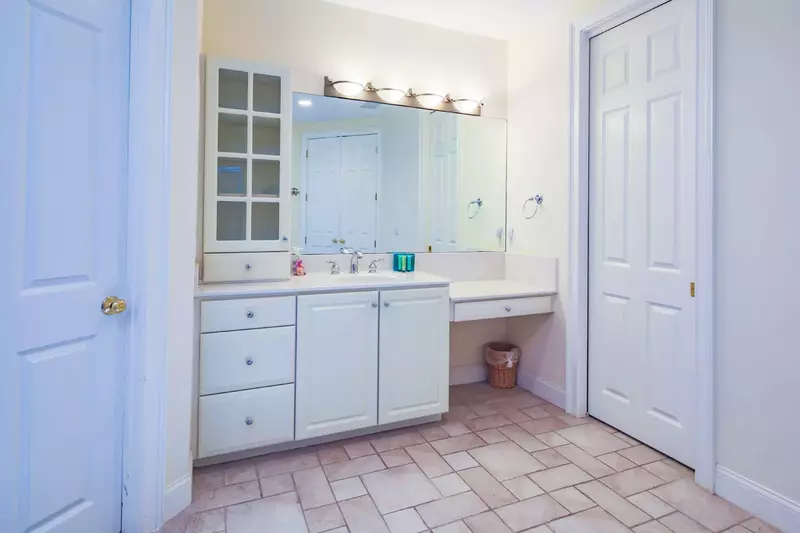 There is plenty of room to store your personal belongings.