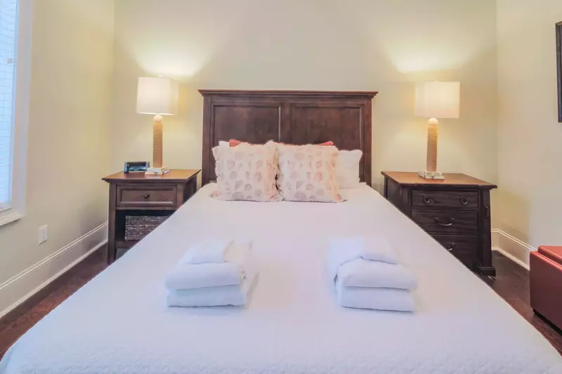 Each of the beds will be made in advance of your arrival with freshly laundered sheets.