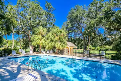 Guests of Good Morning Sunshine are welcome to use the three community pools within the Queens Grant community.