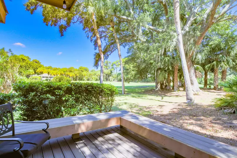 There's plenty of room on the back deck to sit back and relax with your friends or family.