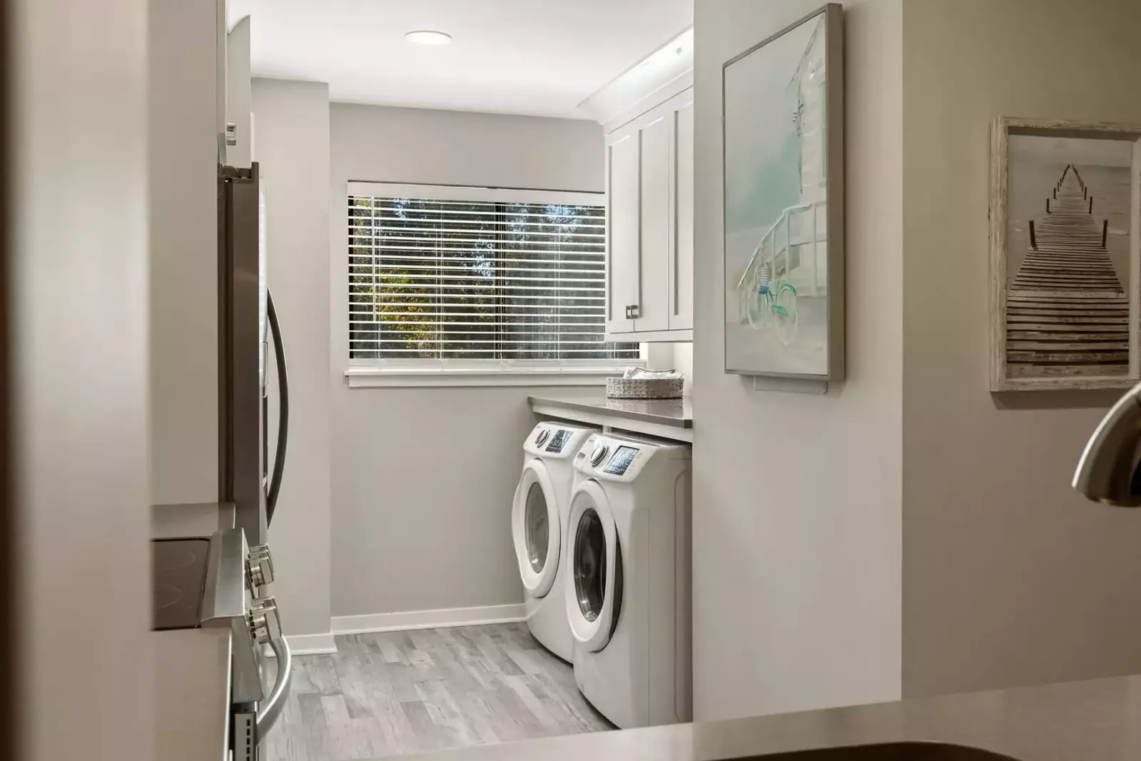 Full size washing machine and dryer