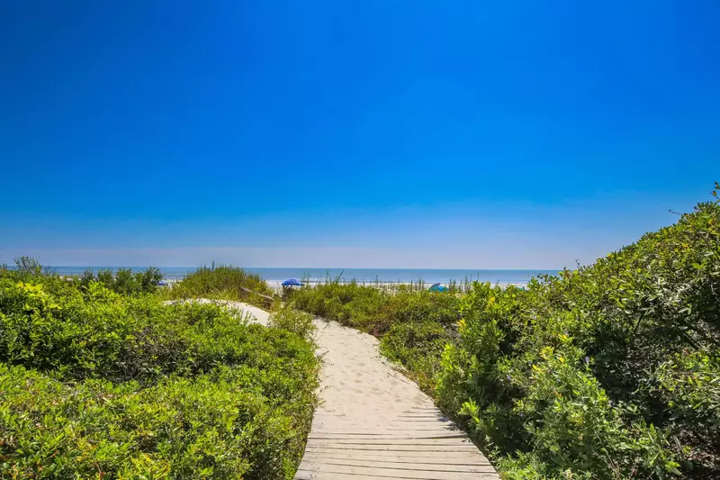 Follow the boardwalk through the sand dunes to reach our world-famous Kiawah Island beach!