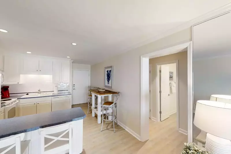 Hallway leading to bedrooms
