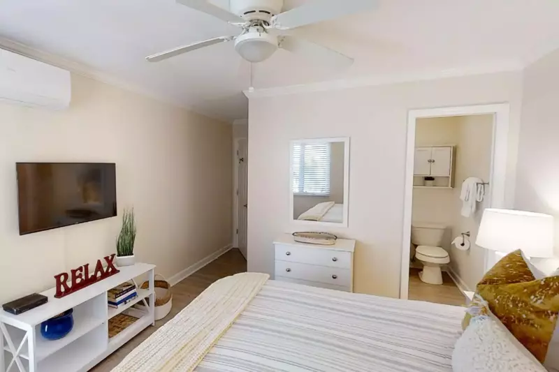 Primary bedroom with ensuite bath