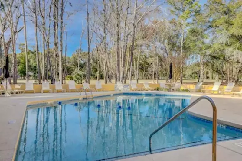 Community Pool, steps from the Villa