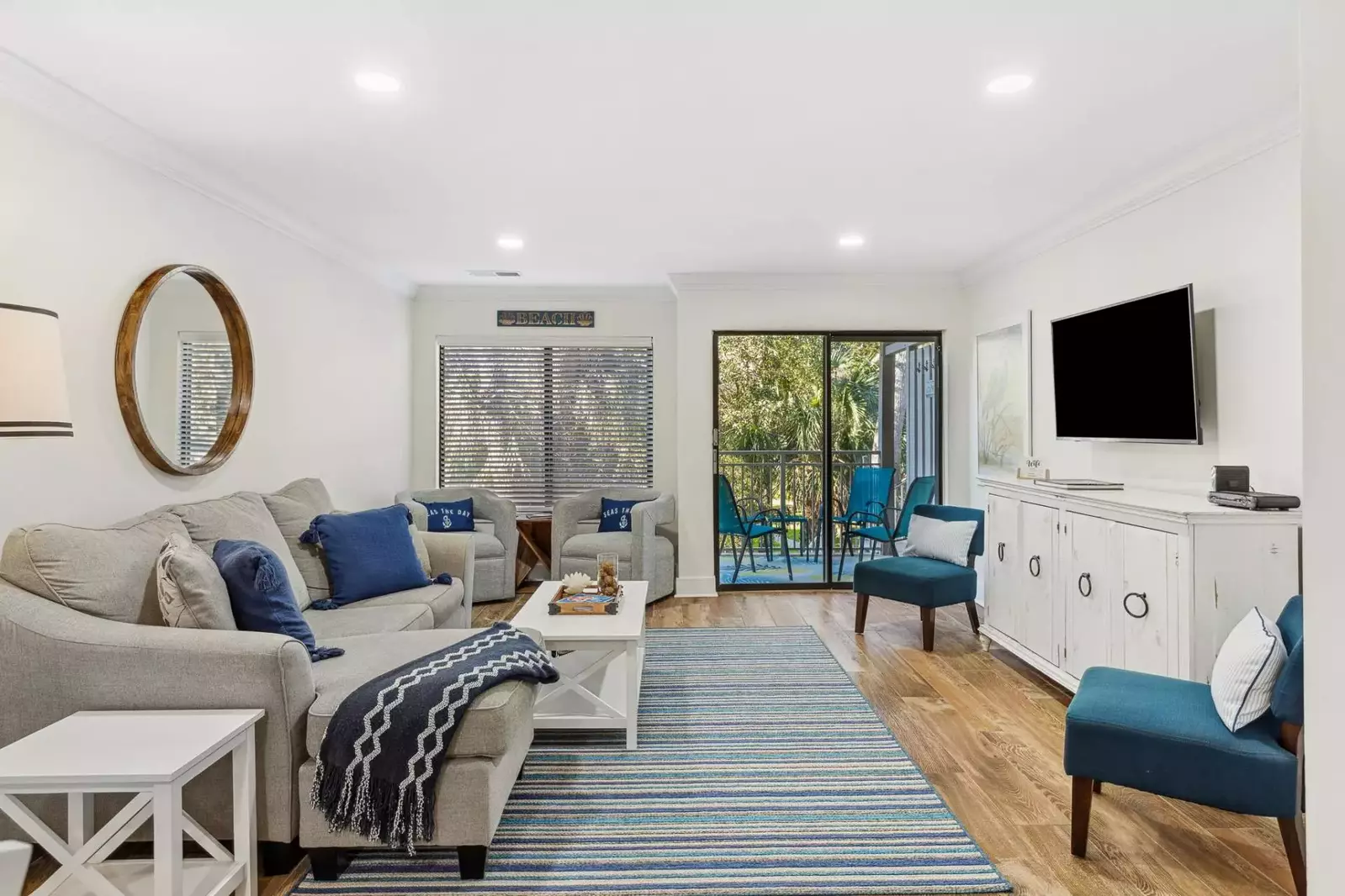 Comfortable seating throughout