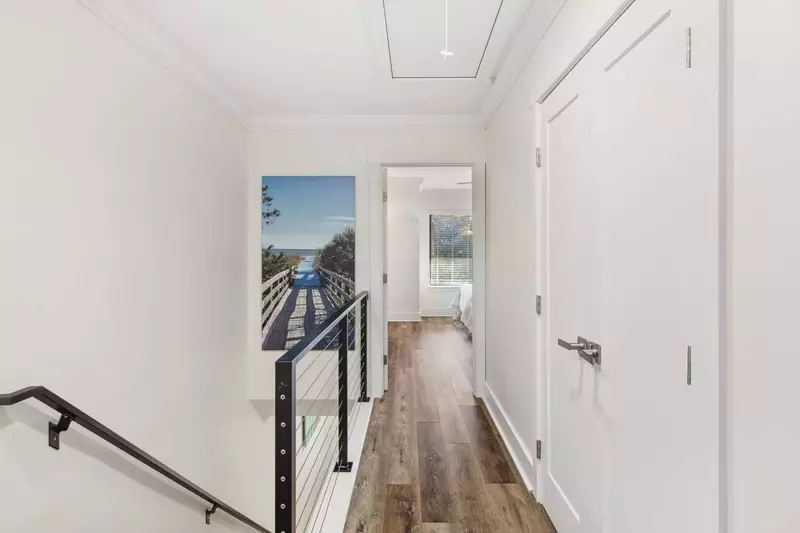Hallway leading to the guest bedroom