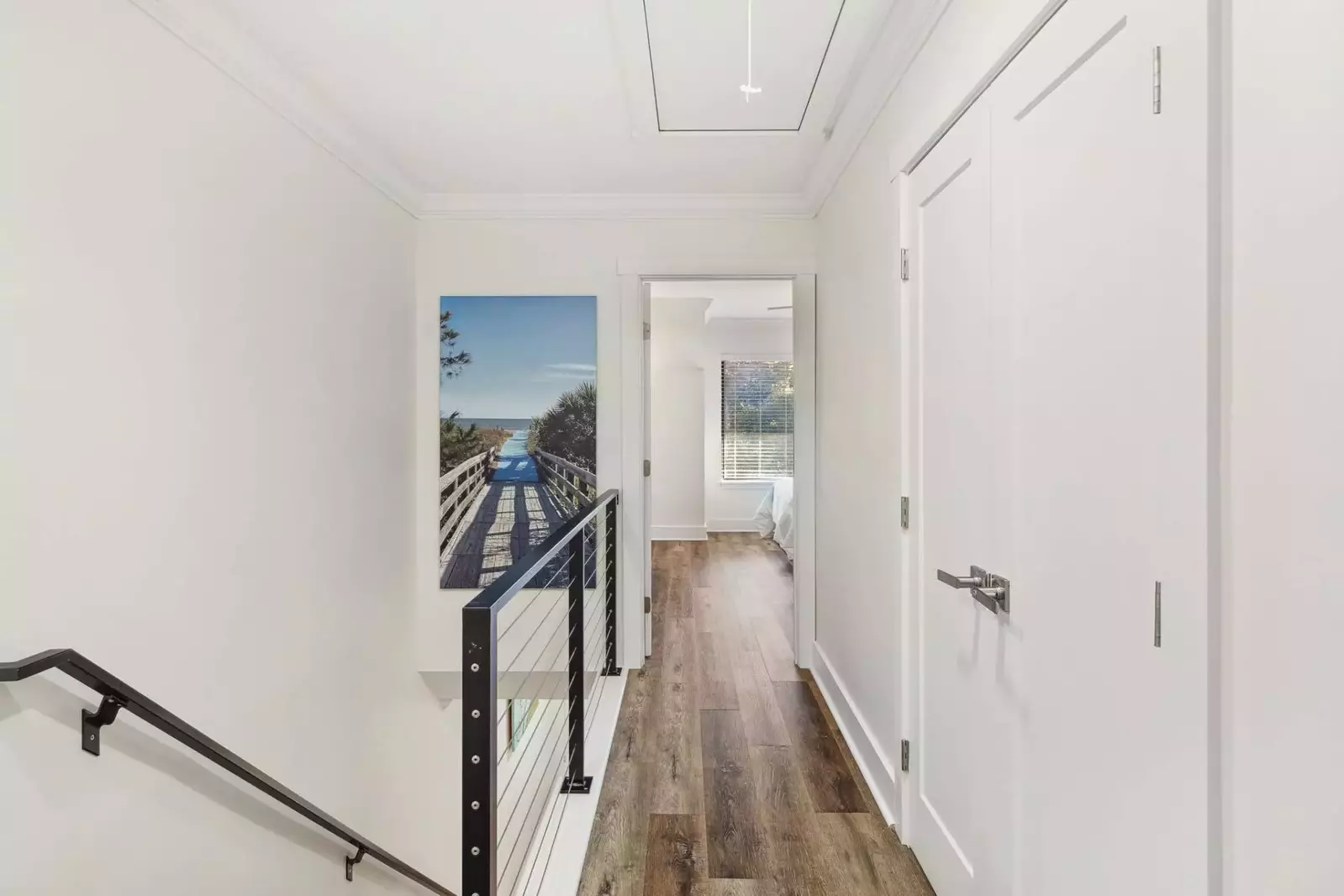 Hallway leading to the guest bedroom