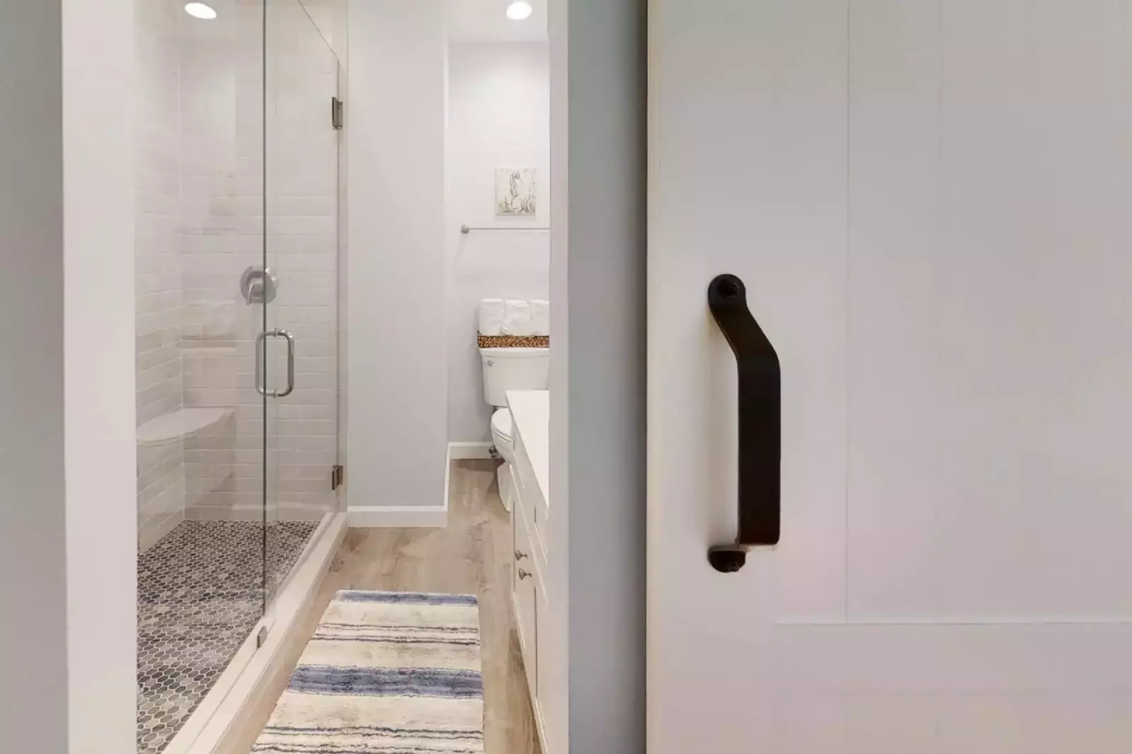 New bath located in en suite in second level master bedroom