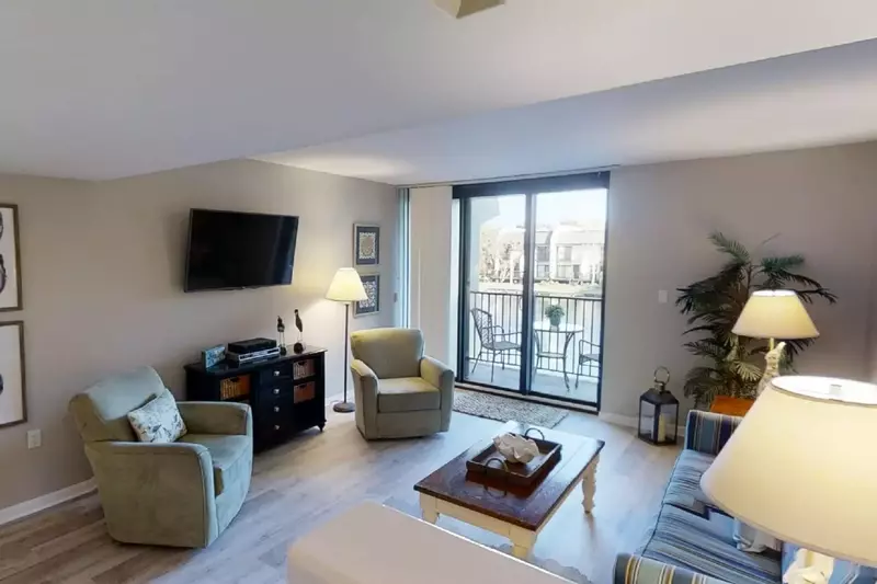 Enjoy the sights and sounds from your private balcony