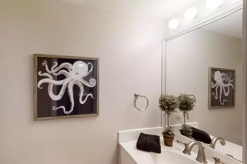 Half bath on first floor