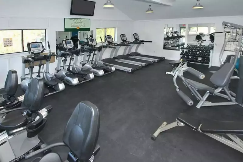 New fitness room at the Island Club