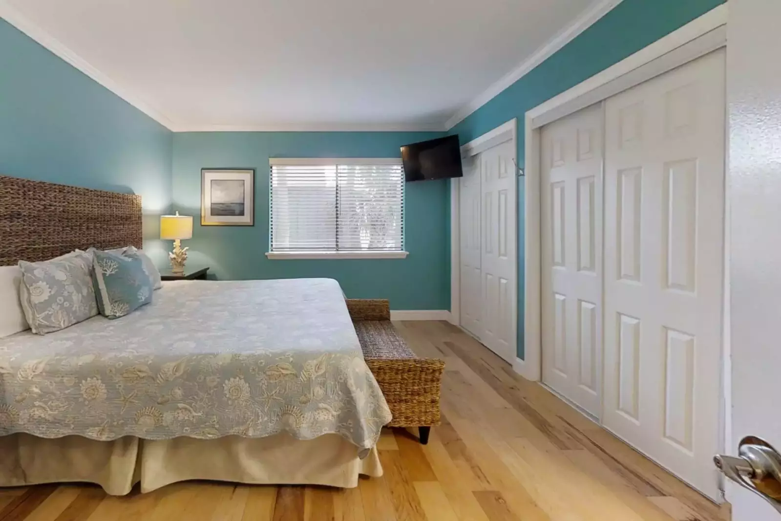 Plenty of closet space in this lovely retreat
