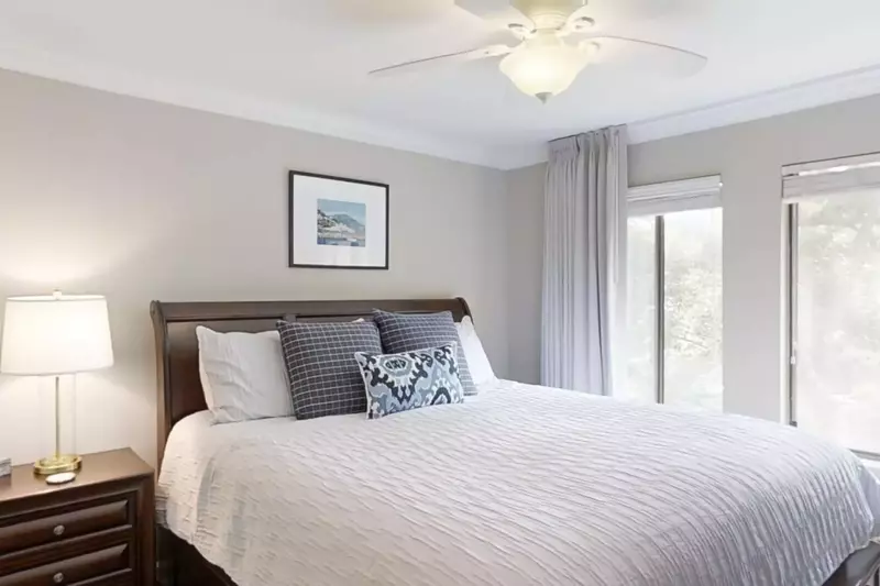 Primary suite with king size bed