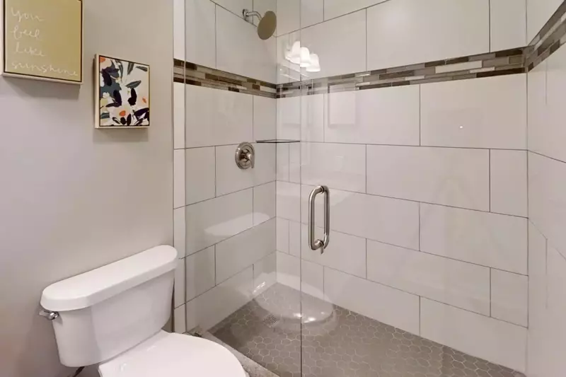 Beautiful walk-in shower