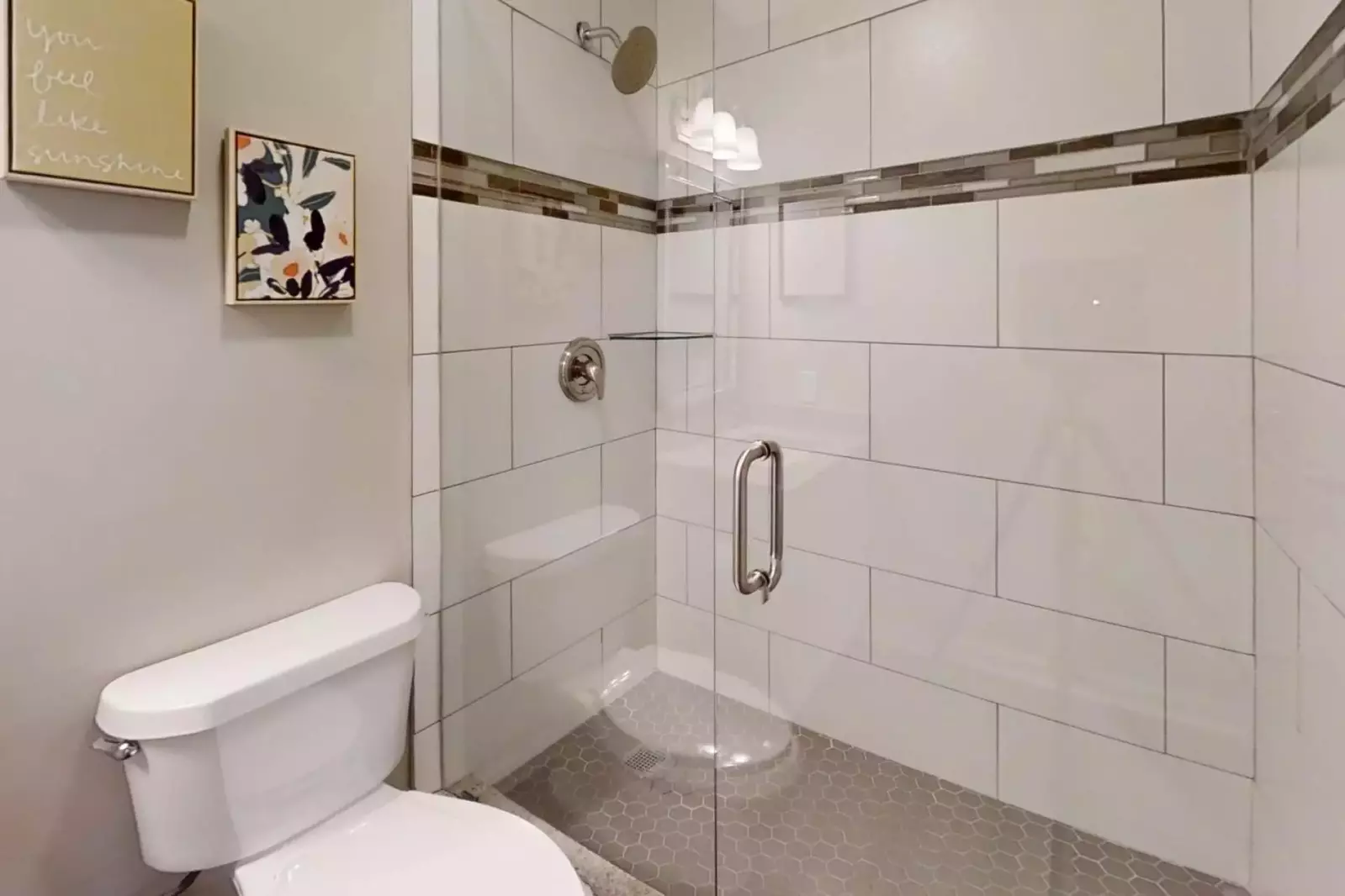 Beautiful walk-in shower