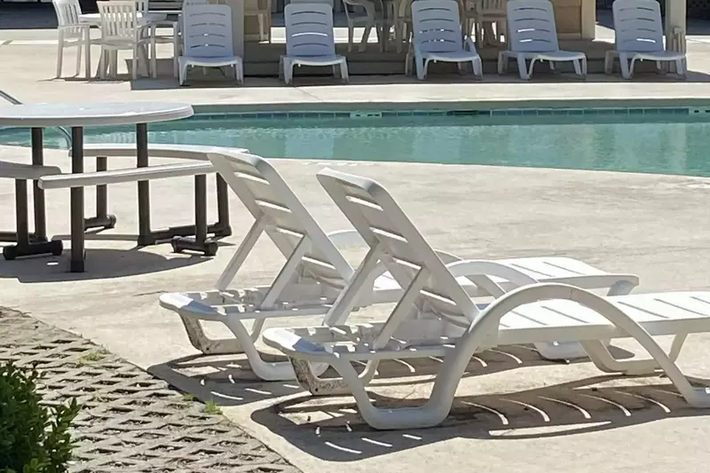 Relax poolside