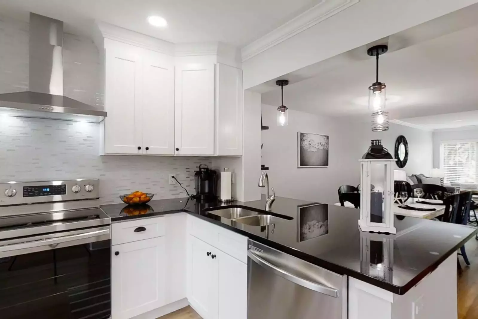 The Stunning Kitchen with all new Stainless Steel Appliances