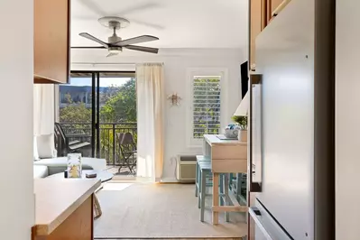The slider to the outdoor balcony