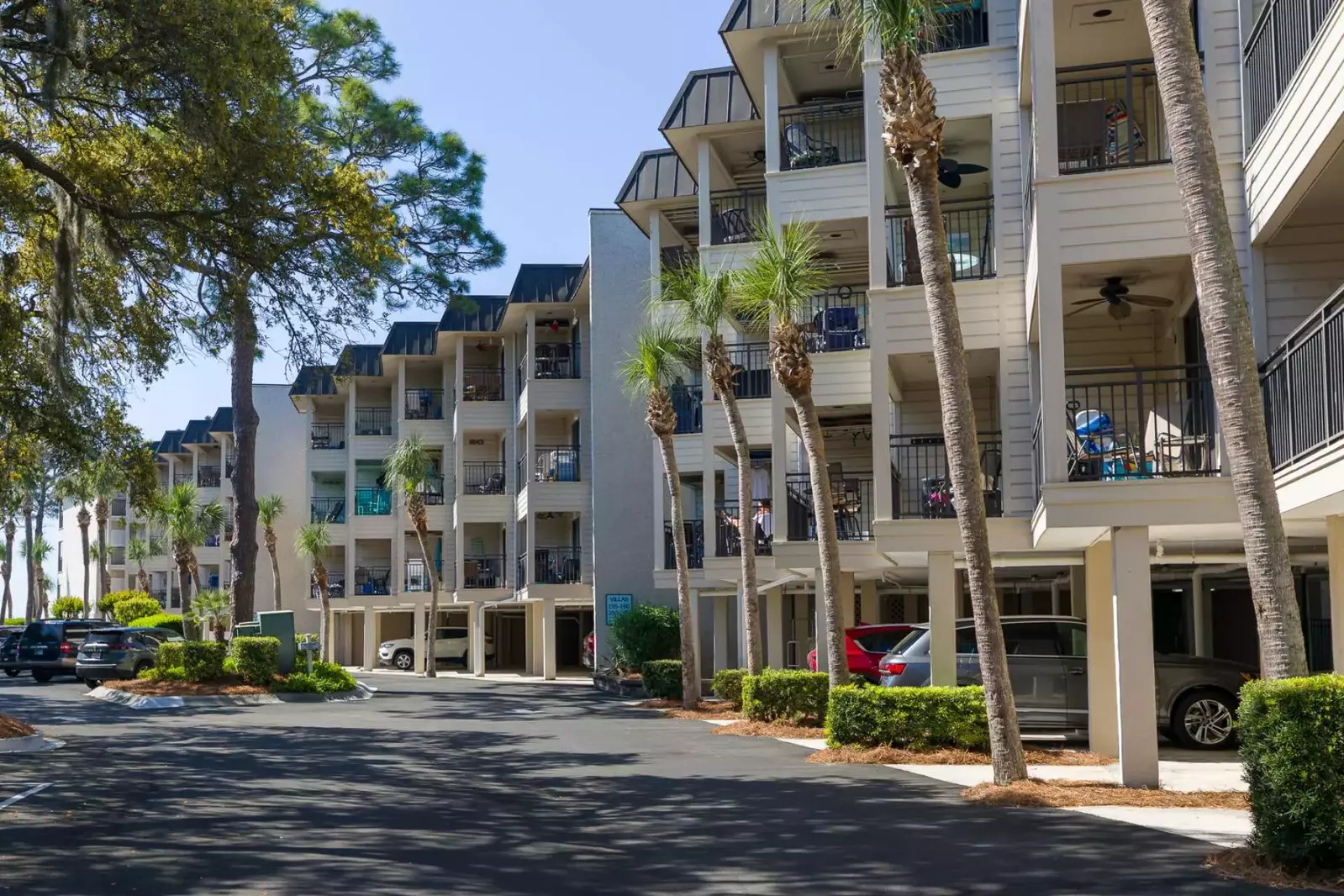Covered parking or lot parking on first arrival basis