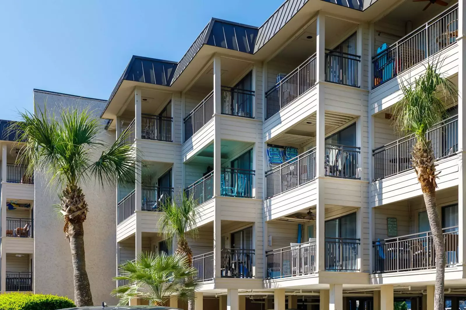 Sea Side Villas balconies