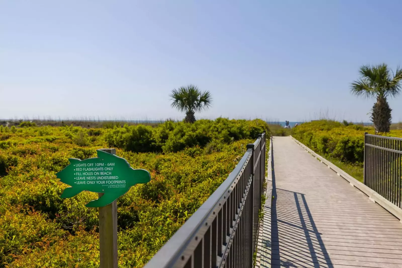 Boardwalk to the beach