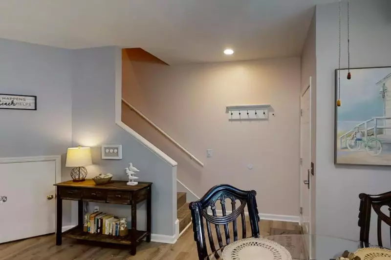 Stairs leading to second level